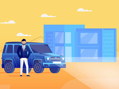 Credit Booster — a premier credit concierge (explainer video) bank car characters credit credit booster explainer explainer video g class g class gclass house law mercedes mercedes benz mercedes benz money transition transitions