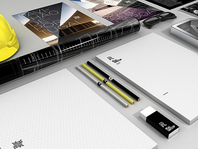 Rial Engenharia branding stationary