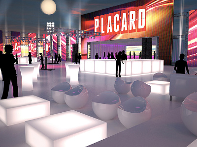Placard 3d architecture brand activation