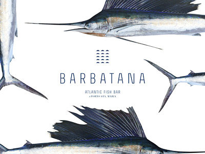 Barbatana Atlantic Fish Bar by Porto de Santa Maria branding stationary