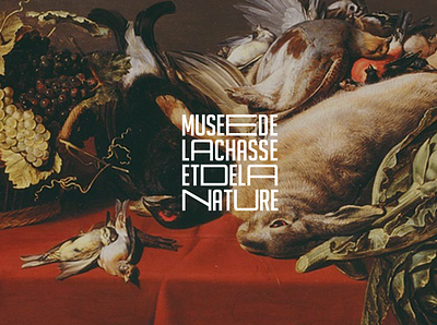 Musée de la Chasse et de la Nature branding design logo logo design museum type