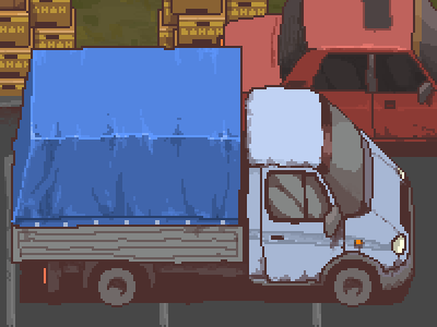 GAZEL art bldr car cargo gaz kovtun pixel truck vadim