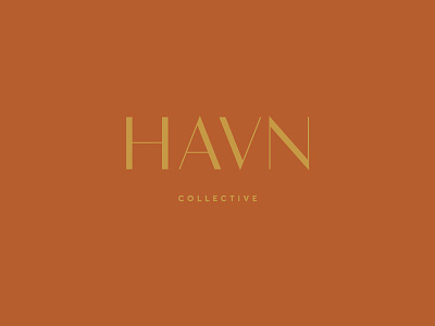 Havn Collective Logo bold brand design brand identity branding logo logotype minimal modern simple type lockup