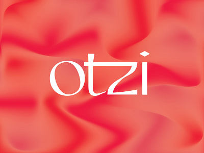 Otzi Concept Logo bold brand identity branding gradient logo logotype modern movement packaging trendy type typographic typography wavy