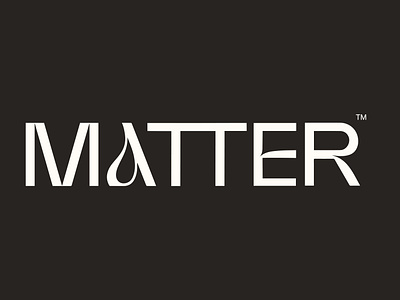 Matter Branding blackandwhite bold brand identity branding clean edgy logo logotype matter modern typography vector