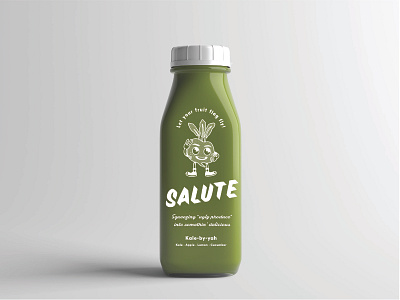 Salute Juice Packaging Mockup bottle bottle design bottle mockup brand identity juice label packaging packaging redesign concept