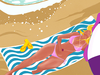 Beach illustration