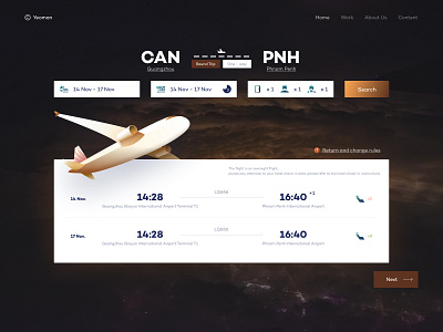 Ticket page aircraft airlines fly illustration landing page ticket travel ui ux web