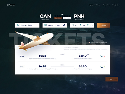 Ticket page by Yeoman for RaDesign on Dribbble