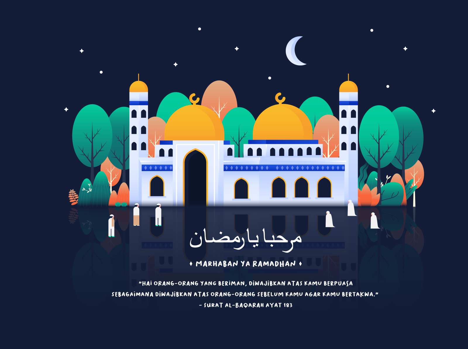  marhaban  ya  ramadhan  by aliffajar for noansa on dribbble lihat