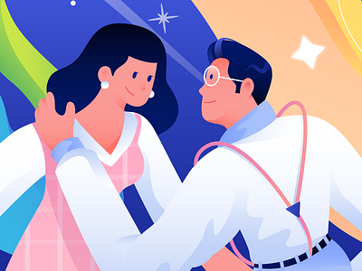 valentine illustration concept by Leludic on Dribbble