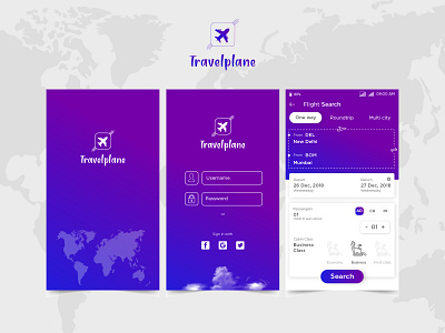 Flight Booking Mobile App UI. booking app branding creative agency design graphic design travel agency travel app ui uiux user experience ux ux design