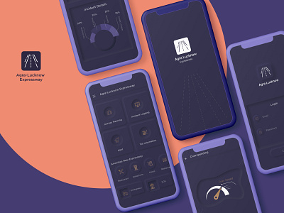 Expressway Mobile App Design. android app bevel design emboss ios app logo material ui mobile app design neumorphism skeumorphism ui user experience ux ux design