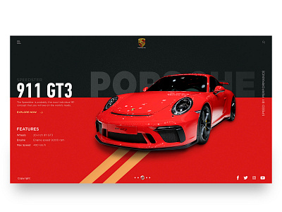 Porsche Car Landing Page