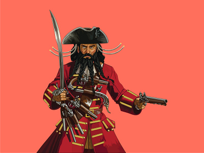 Pirate adobe branding design graphic design illustration vector