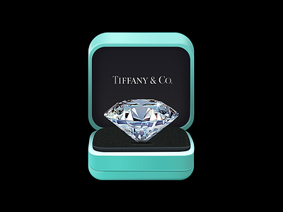 TIFFANY & CO. co，icon，crystal，box tiffany，ps