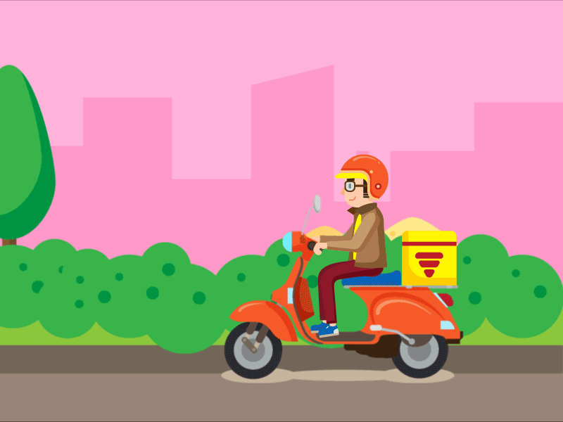 Delivery Boy Animation animation delivery