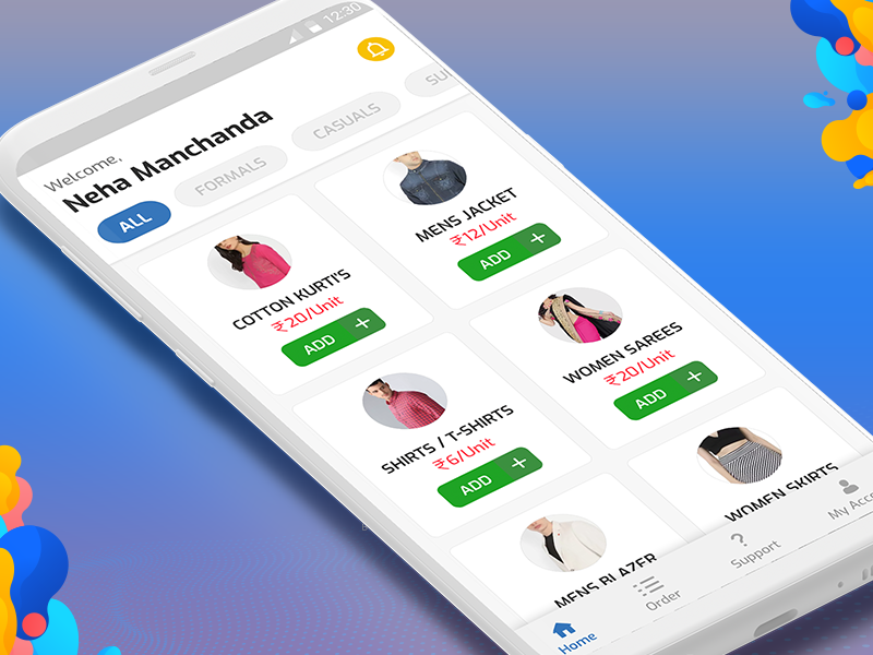 Clothes Iron App Concept by Neha on Dribbble
