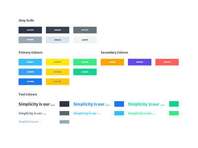 UI Color Palette - Web Design by Gaurav Rukhana on Dribbble