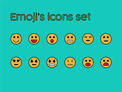 Emojis Icon set