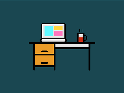 Workspace Illustration icon illustration workspace