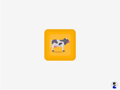 Cow App Icon Design