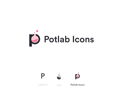 Potlab Icons Logo design icons lab logo logo design pot website