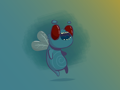 Pretty fly for a little guy fly illustration wacom