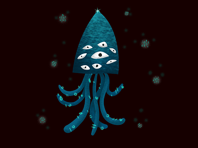 Data Squid binary data squid texture