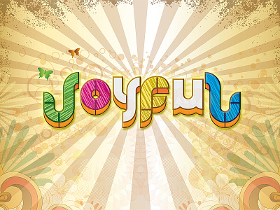 Joyful - Summer events series artwork concept design dj events graphic joyful logo parties series summer