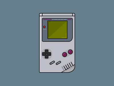 Game Boy flat gameboy nintendo video game