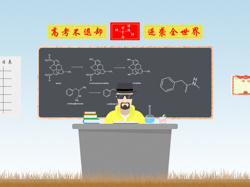 Chemistry Teacher Mr.Heisenberg By dii animation breakingbad chemistry gif heisenberg walterwhite ww