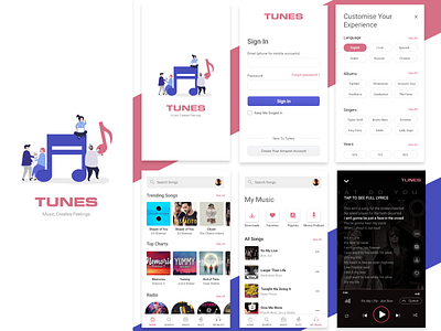 Tunes Online Music Streaming android tunes online music streaming tunes online music streaming ui ux