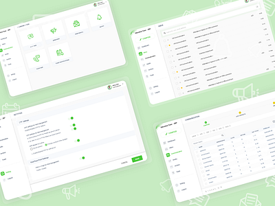 ERP - Communication - Settings - Inbox design ui ux web application