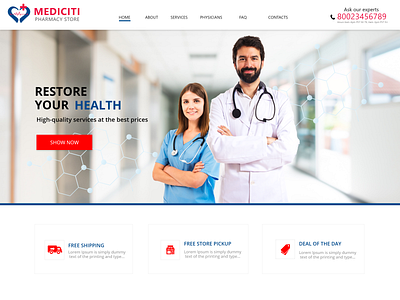 Online Medical Store medical store online medical store online website design