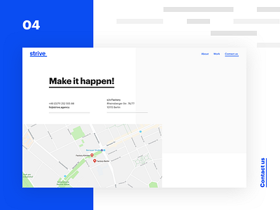 Strive case study - 04 - Contact us