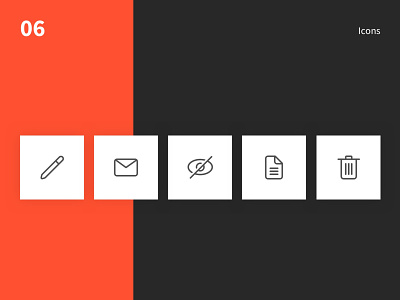 Greps case study - 06 - Icons dashboard interface minimalism product design startup tech typography ui ux web webdesign