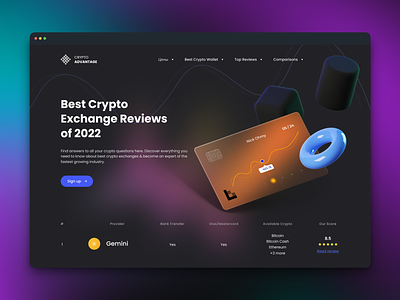 Crypto Exchange 2022 creative crypto figma graphic design ui website