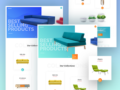 Minifur Furniture e-Commerce Page best shot e commerce e commerce website furniture furniture e commerce landing page design ui user experience user interface ux web web design