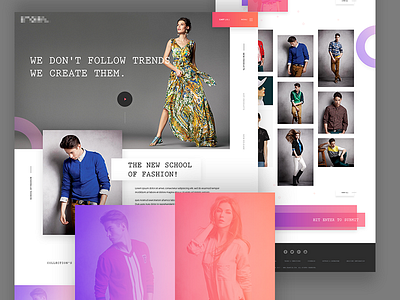 Fashion E-Commerce Home Page