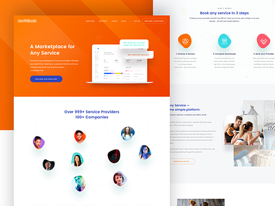 Customer Service Platform Landing Page