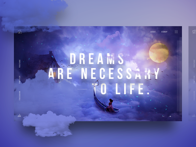 Banner concept Design 1 banner cloud colorful design love dream design experiment design gradient image manipulation manipulation new trend trend 2018 web banner