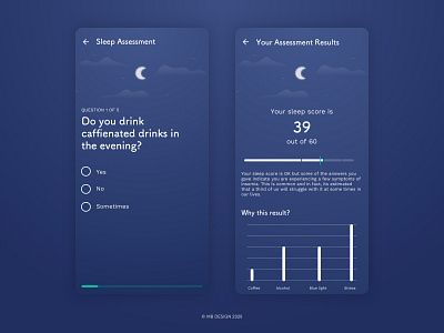 Personalised Sleep Plan Onboarding app design flat health health app health care healthcare healthy illustration medical minimal ui ux