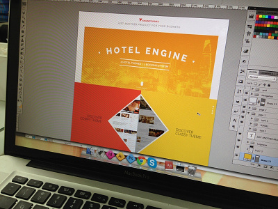 Landing page for HotelEngine