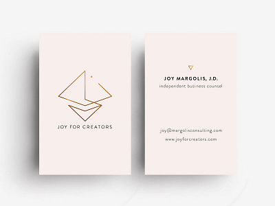 Business Card Design for Joy For Creators
