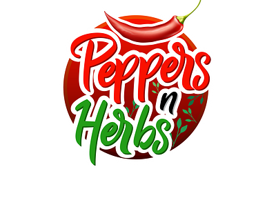 Pppers n Herbs logo graphic designer