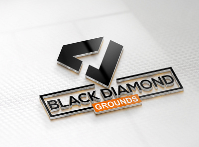 BLACK DIAMOND GROUNDS abstract brand identity branding business card graphics jewelry logo logo logo design logos print design vector vector logo