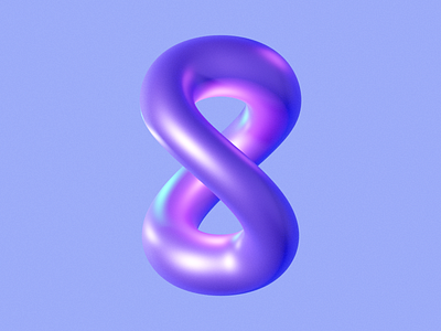 36 days of type - 8 36 days of type 36daysoftype 3d 8 blender soft typography