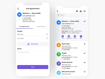 Appointment App Design