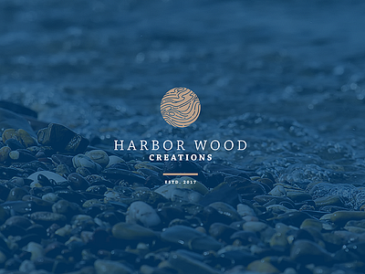 Harbor Wood Logo Concept branding design graphic design illustration logo logo design mark